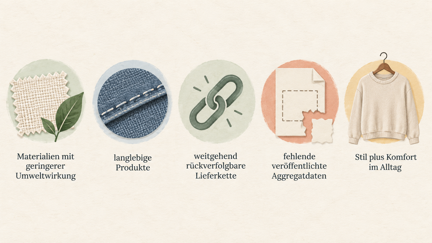 Compare the two stated brand emphases and their assessment caveats in one split editorial visual.