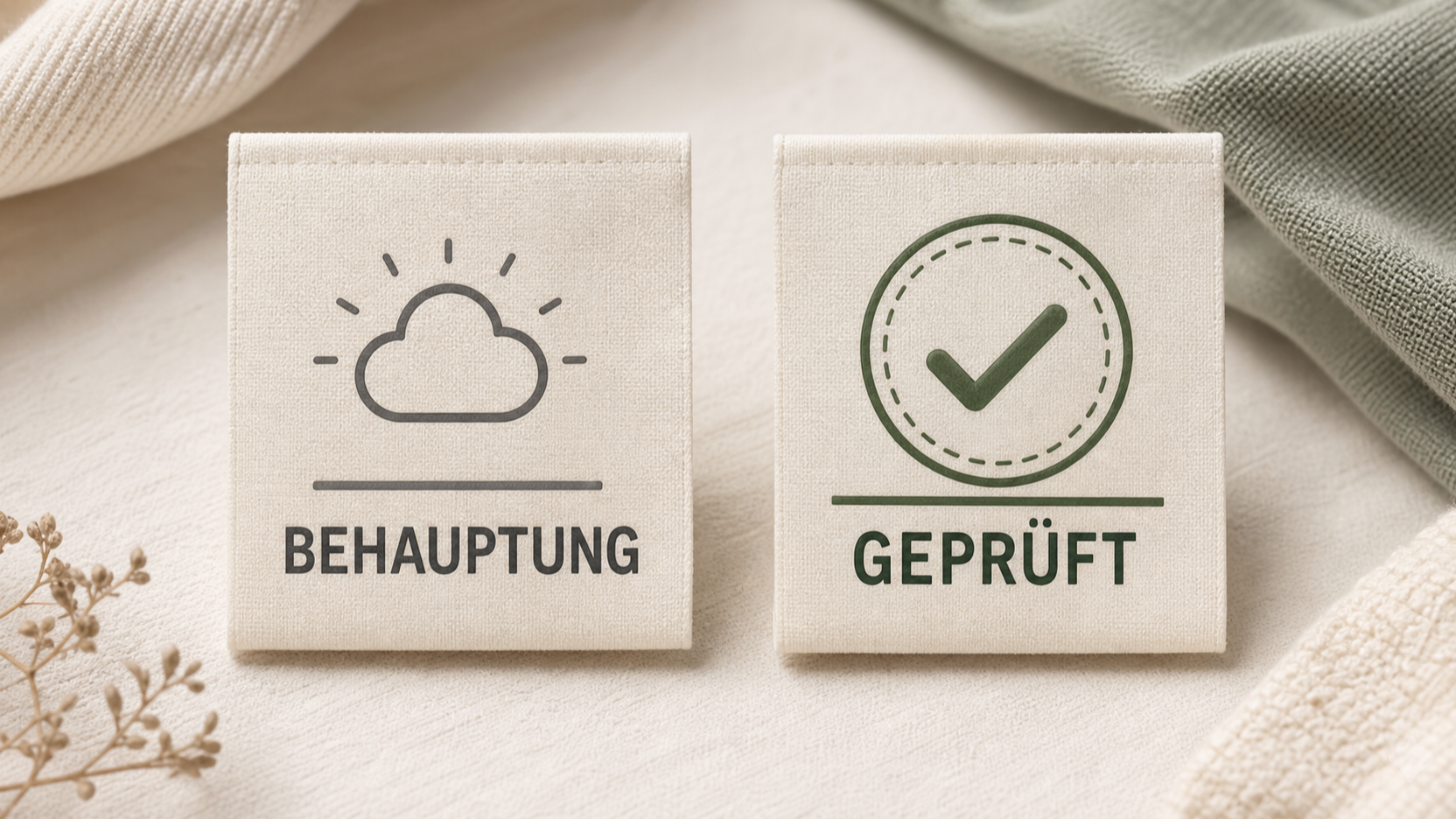 Redaktionelle Illustration zu Nachhaltige Mode richtig auswählen: Materialien, Siegel, Passform und Nutzung prüfen
